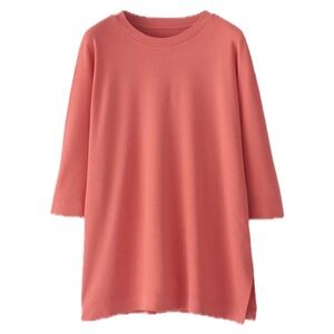 Poetry Dolman Sleeve Top Organic Cotton Coral Size 10